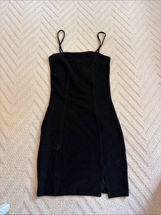 H&M Dresses & Skirts - Black shimmer Spaghetti-Strap Bodycon Dress